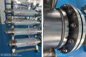 双管板换热器安装调试成功
